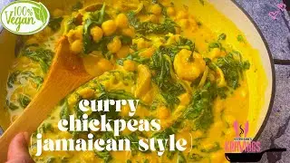 COCONUT CURRY CHICK PEAS|VEGAN FRIENDLY|30-MINUTE MEAL