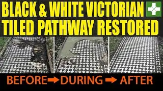 Victorian Tiled Path Repaired and  Restored in Surbiton Surrey