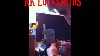 Chubb 5 Lever BS Mortice Lock Picked