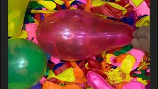 3 K ASMR COLORFUL BALLOON POP COMPILATION.,;.?.!!#poppballons #balloon #satisfying 
