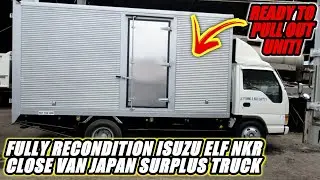 READY TO PULL OUT UNIT! ISUZU NKR ALLUMINUM CLOSE VAN BODY JAPAN SURPLUS
