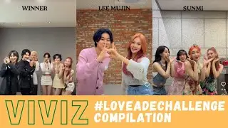 VIVIZ TIKTOK #LOVEADEchallenge COMPILATION (Kep1er, WJSN, Winner, etc)