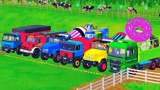 FS22 - Wheels on the bus, Wheels on the truck, Police car, Monster Truck, Fire Truck, Trucks, Bus, M