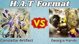 Constellar Artifact Vs Geargia Hands! | HAT Format Replay Review! | (2014 Yu-Gi-Oh! WCQ)