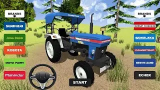 Sonalika Tractor Farming Game 2021 | Indian Tractor Trolley Cargo Simulator |  Android GamePlay