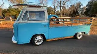 1984 Single Cab Cycle Hauler VW restoration for sale.