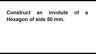 INVOLUTE OF A HEXAGON using AutoCAD 2007