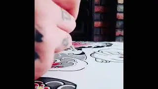 Zen Black Irezumi - Koi Carp Irezumi Painting - 2017