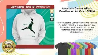 Awesome Garrett Wilson One-Handed Air Catch T-Shirt