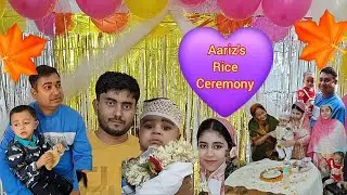 It's Aariz's Rice ceremony #youtubevideos #viralvideo