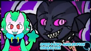 Anglerfish character speed paint!!
