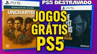 jogos gr&aacute;tis PS5 destravado + Jogos PS1 / PS2 / PS4 
