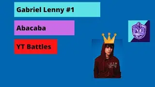 YT Battles vs Gabriel Lenny #1 vs Abacaba - Subscriber History [2019-2021]