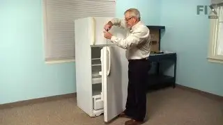 Frigidaire Refrigerator Repair– How to replace the Handle Mounting Block