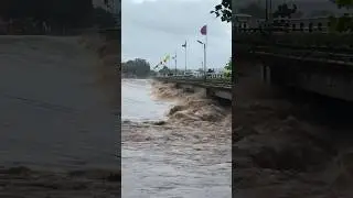 रौद्र रूप नर्मदा नदी || मंडला मध्या प्रदेश #flood