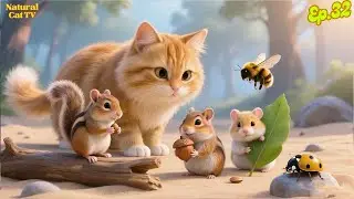 Natural Cat TV  🐦 Cat Adventure with Birds and Forest Scenes to Excite Indoor Cats🌲