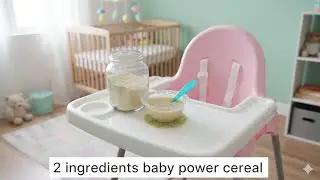 I Made DIY Baby Cereal Using Only 2 Ingredients