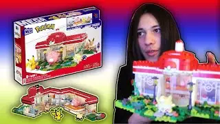 Build A Pokemon Center With Me! (MEGA Forest Pokemon Center Set)