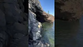 I found a secret CAVE #acadianationalpark
