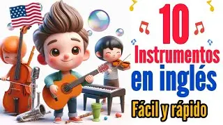 🎹 10 instrumentos en ingl&eacute;s | vocabulario en ingl&eacute;s f&aacute;cil y r&aacute;pido