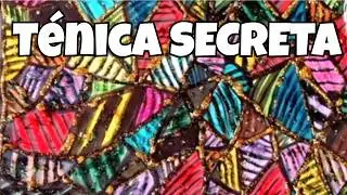 Mi T&Eacute;CNICA Secreta para Crear Arte Abstracto Espectacular con Rotuladores y Dorado