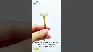 Customized Flex PCB with FR4 stiffener. #flexpcb #flexplusfpc #pcbfactory #fpcb #electronics