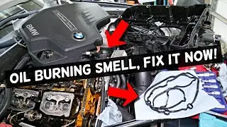 Why Burning Oil Smell Dash Vents, Engine Bay on BMW F10 F30 X1 X2 X3 X4 X5 X6 G30 G20 E70 F15 G05 F4