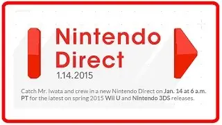 Nintendo Direct - 1/14/15 Livestream Reactions With AbdallahSmash026!