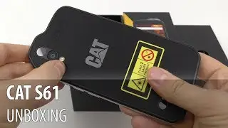 CAT S61 Unboxing (Rugged Phone With Thermal Camera, Air Pollution Detection)