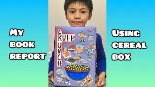 Making A Book Report Using A Cereal Box