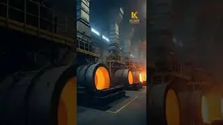 How Titanium Is Made #Titanium #HowTitaniumIsMade #MetalManufacturing #IndustrialProcess