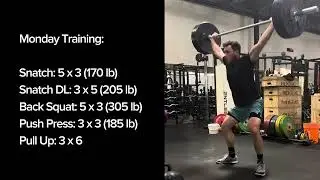 Training to #BeAnAthlete - Snatch Workout