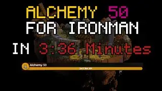 ALCHEMY 50 IN 3:36 MINUTES FOR IRONMAN │Hypixel Skyblock │2025