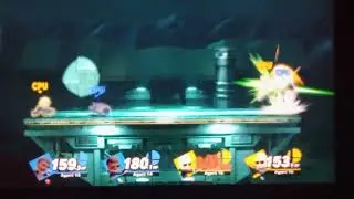 SSBU Mii Fighters Battle: Agents 13 & 14 VS Agents 15 & 16