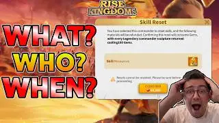 Skill Reset is Here - Here's How it Works | Rise of Kingdoms