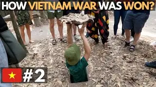 Going inside Cu Chi tunnels | Vietnam War | Vietnam Travel Vlog