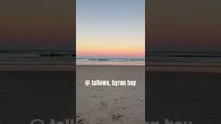 Sunset @ Tallow Beach ❗️ #aus #sunset #surfer #surfing #beach #surf #ocean #watersport #byronbay