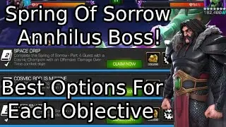 Spring Of Sorrow Part 4| Annhilus Boss All Objectives! | Marvel Contest Of Champions
