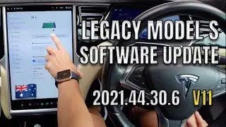 ОБНОВЛЕНИЕ ПРОГРАММНОГО ОБЕСПЕЧЕНИЯ TESLA LEGACY MODEL S 2021.44.30.6 | ТЕСТ АВТОПИЛОТА V11