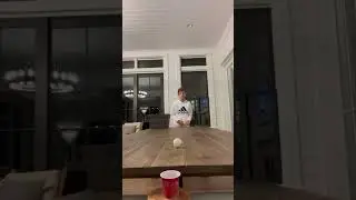 Wow 🤩 #trickshot #viral #ball #dontletmedown #ball #pingpong #cup