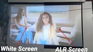 Inlight ALR Screen Vs White Screen Side By Side Comparison