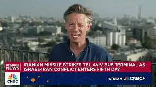 Iranian missile strikes Tel Aviv bus terminal as Israel-Iran conflict enters fifth day