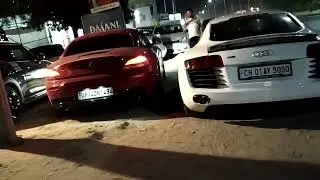 BMW Z 4 And Audi R8 Sound Test 🔊🔊🔊🔊 किसकी आवाज़ सबसे भयंकर 💥💥😲😲Comment मे बतायें