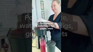 Beautiful red juice blend
