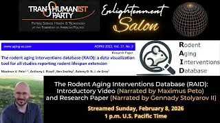 The Rodent Aging Interventions Database (RAID): Introduction & Research Paper (Maximus Peto et al.)