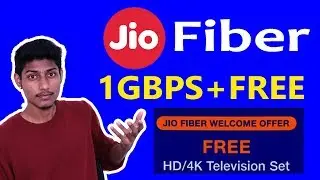 Jio Fiber 1GBPS Speed | Jio Fiber Welcome Offer - Free 4K TV , Jio SetTopBox Plans , Broadband Plans
