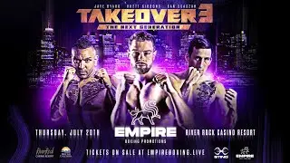 Empire Boxing Promotions Presents - Takeover 3 JULY 20