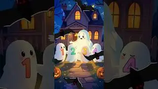 Five Little Ghosts 👻 | Super Simple Songs | Halloween Nursery Rhyme #shorts Edi's Friends