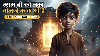 समय का दरवाजा और खोया राज्य चंद्रगढ़ | Magical Historical AI Animation Story