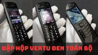 Điện Thoại Vertu Ch&iacute;nh H&atilde;ng Độ Vỏ ở H&agrave; Nội phi&ecirc;n bản Pure Black đen ho&agrave;n to&agrave;n.